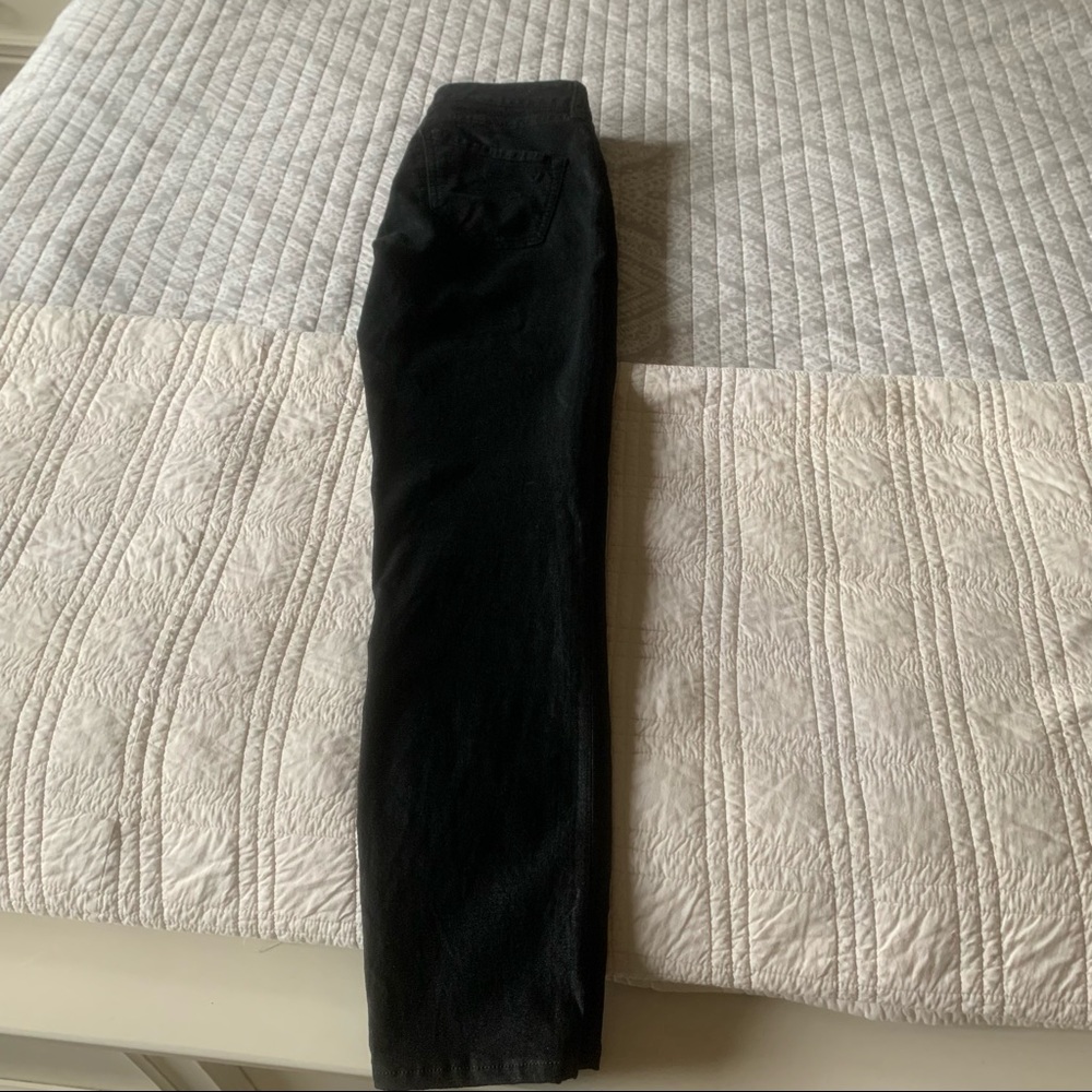 Yummie 27s “Black Velveteen” coated jeans black - Picture 4 of 13